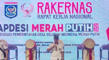 Perkuat Sinergi Desa, Ketua DPC APDESI Merah Putih Takalar Hadiri Rakernas di Banten