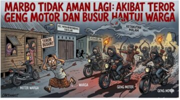 Marbo Tidak Aman Lagi: Akibat Teror Geng Motor dan Busur Hantui Warga